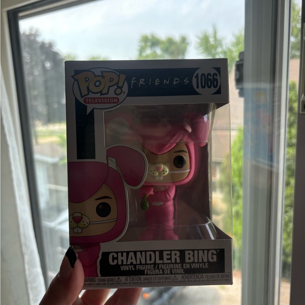 Funko Pop Friends Chandler Bing in Pink Bunny Suit